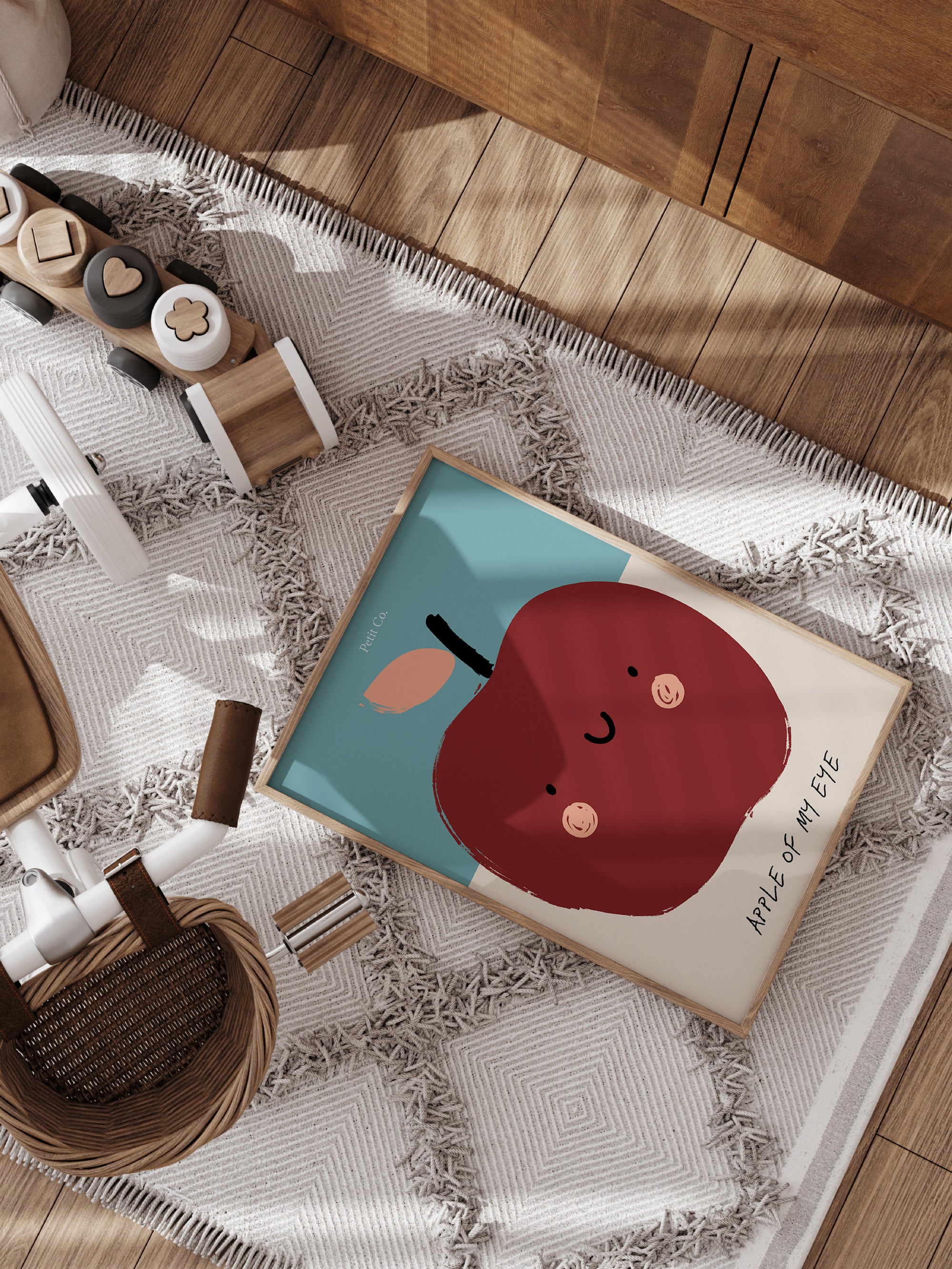 Apple Of My Eye Wall Art For Kids