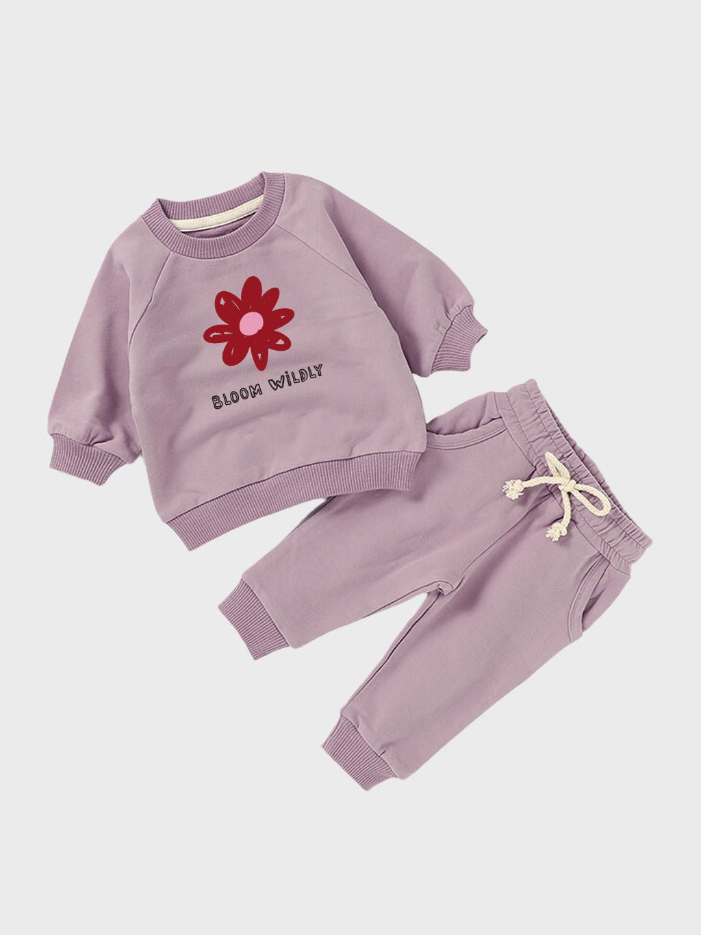 Bloom Wildly Trackie Set - Lavender