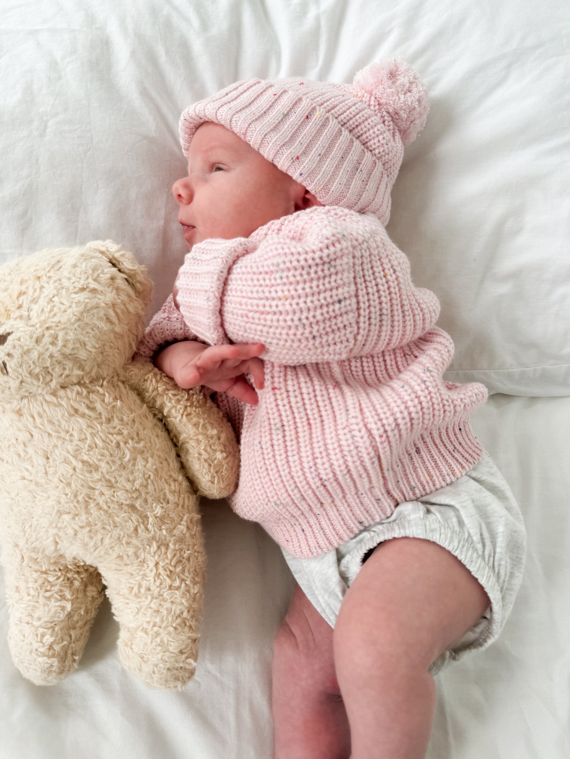 May Chunky Knit - Pink Sprinkle