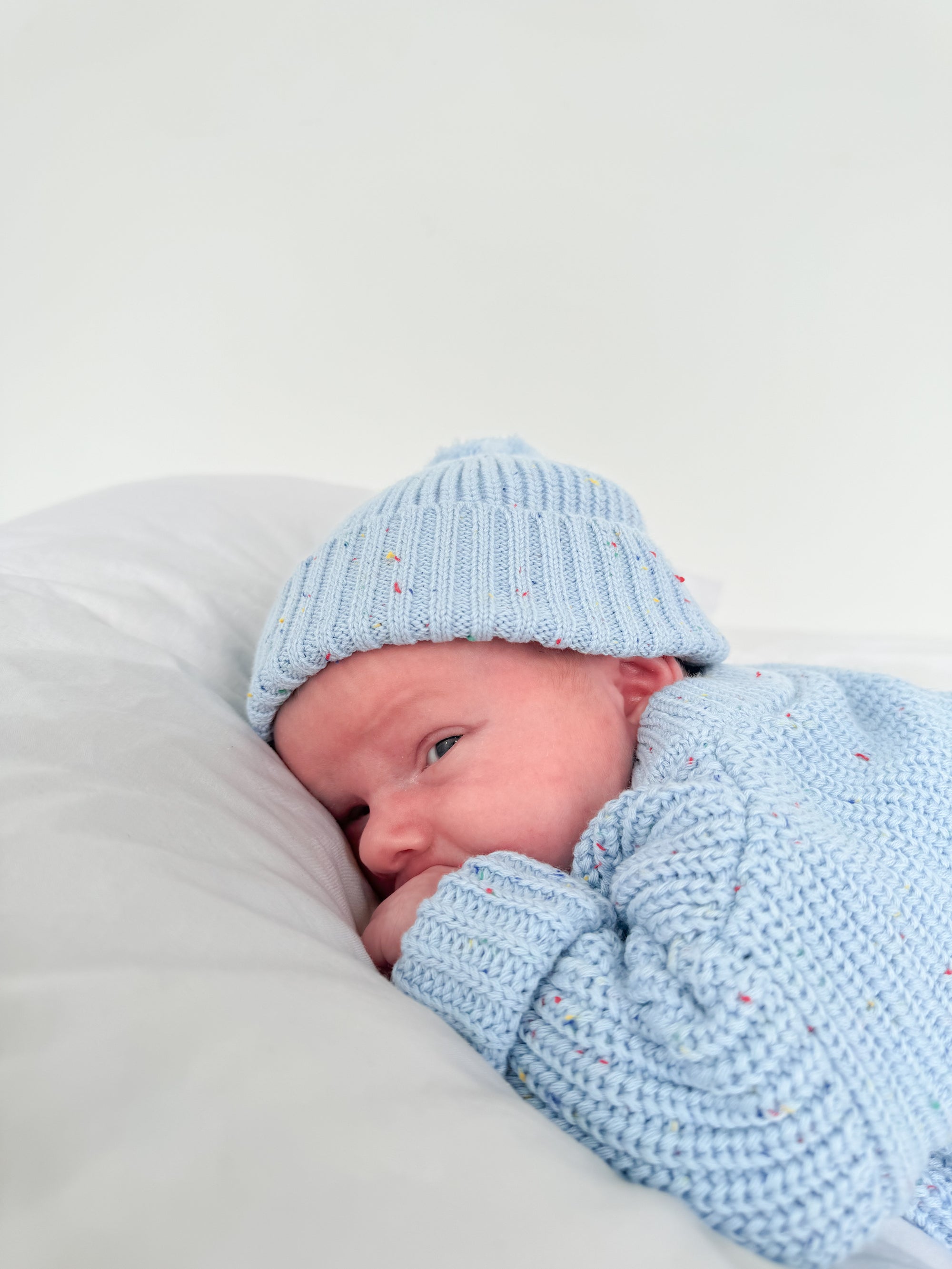 Levi Beanie - Blue Sprinkle