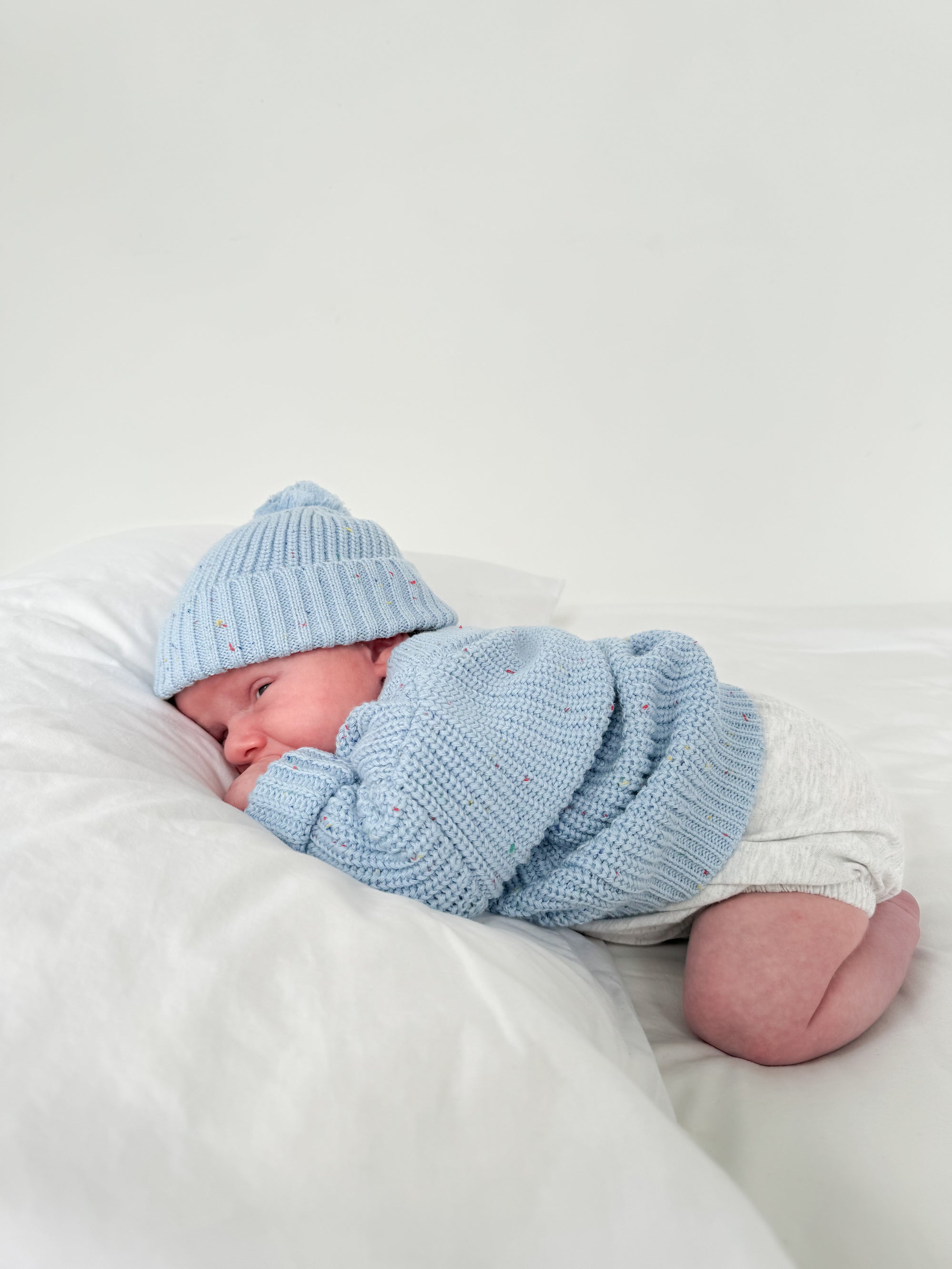 Levi Beanie - Blue Sprinkle