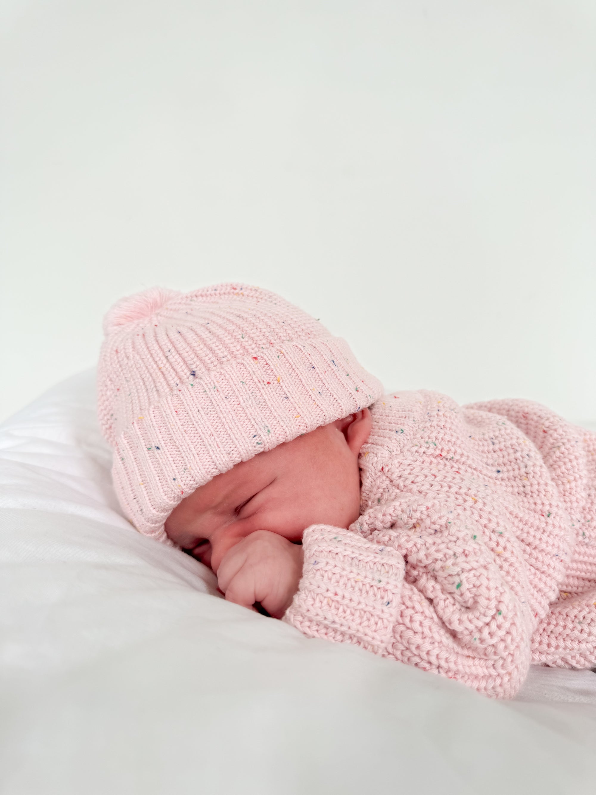 May Beanie - Pink Sprinkle