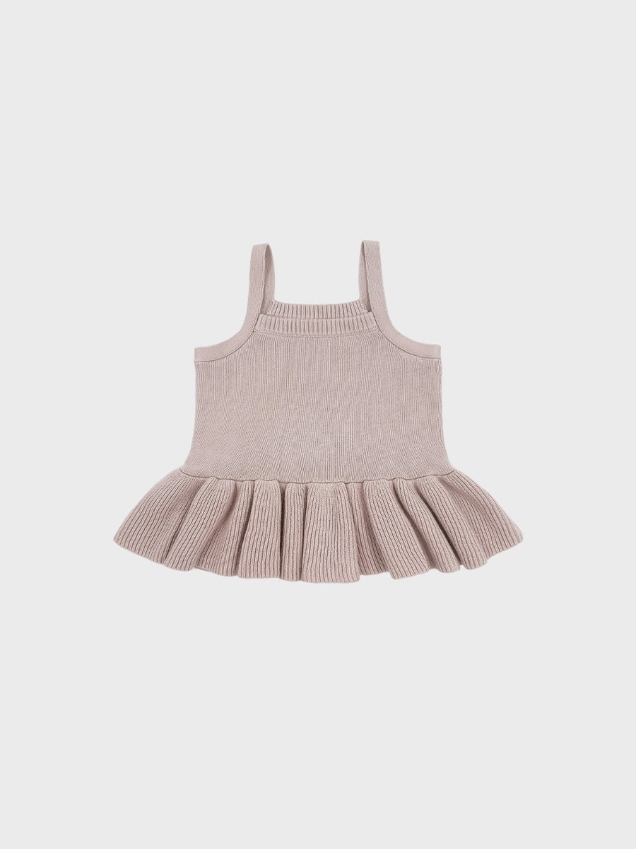 Poppy Frilly Top - Mauve