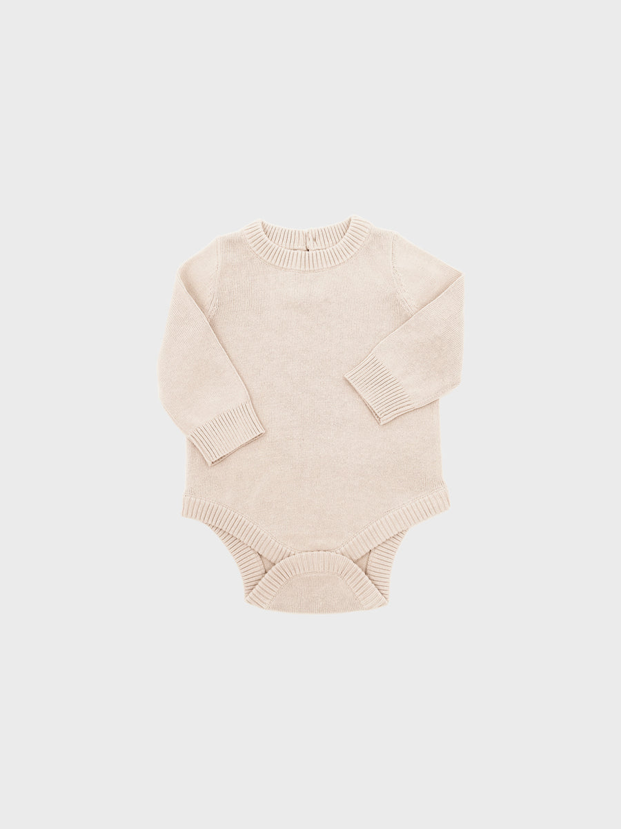 Atlas Knit Romper (White)
