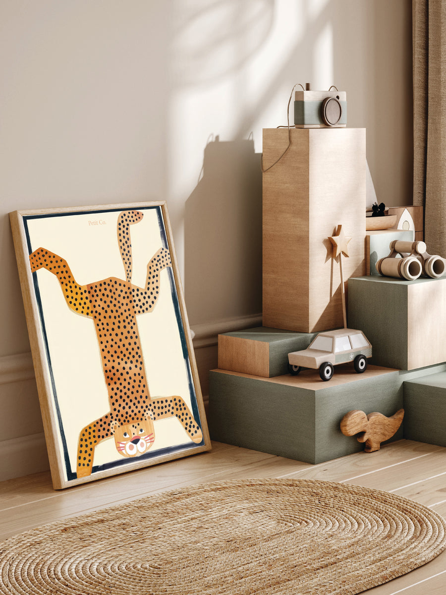 Leopard Kids Wall Art For Boys - Petit Co.